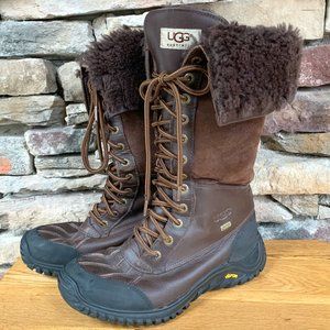 UGG Adirondack 5447 Leather Winter Waterproof Boots Vibram Sole Sz 8